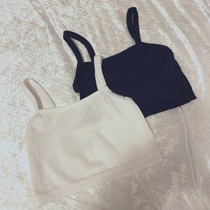 Colsie Ribbed Crop Tops